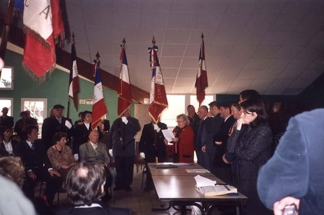 25 novembre 2007 cérémonie en l'honneur de Yvonne Maillard 