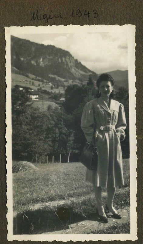 Berthe Cohen à Megève en 1943
