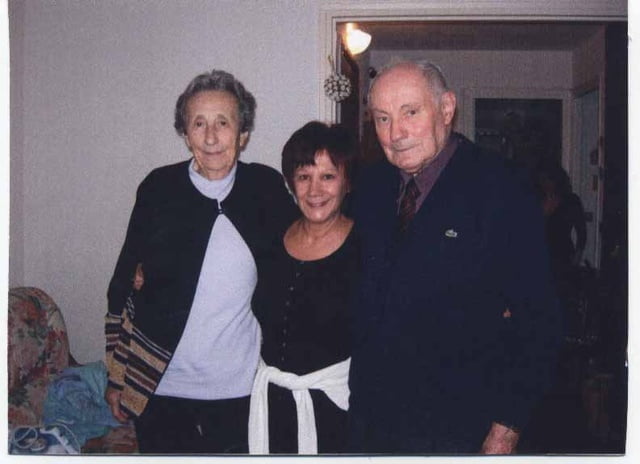 Le couple SOUBESTE avec Claudine CATTAN