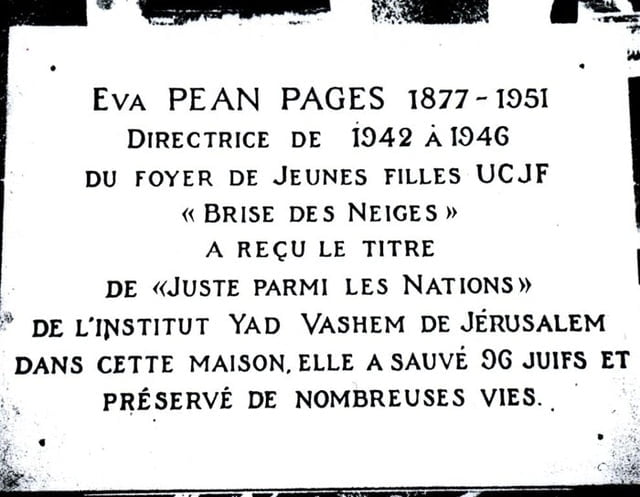 plaque commémorative