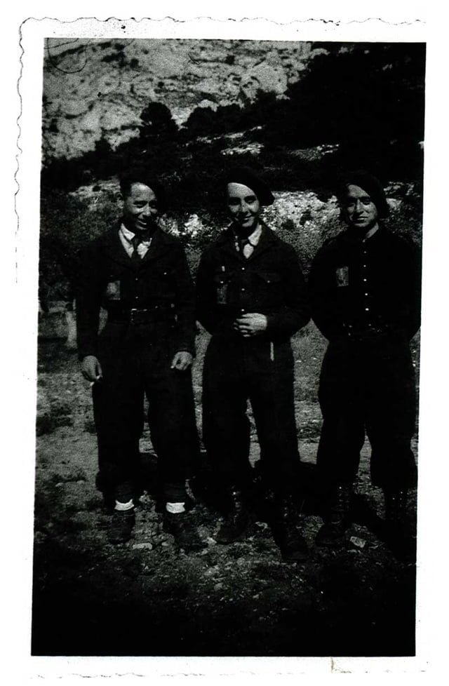 Marcel Hervais jean Brottes et Yvon Hervais