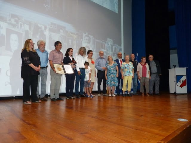 Remise de la médaille